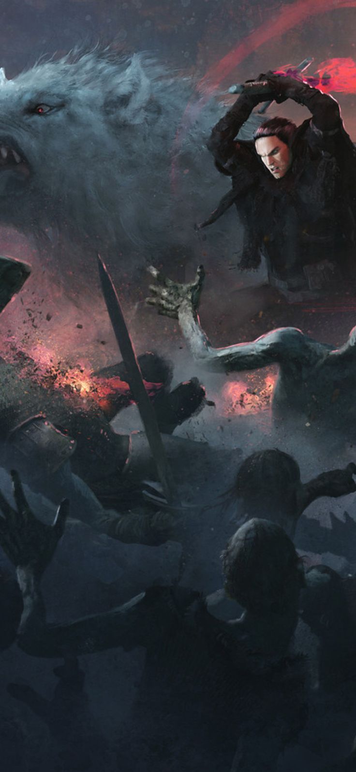 White Walkers Artwork iPhone XS, iPhone