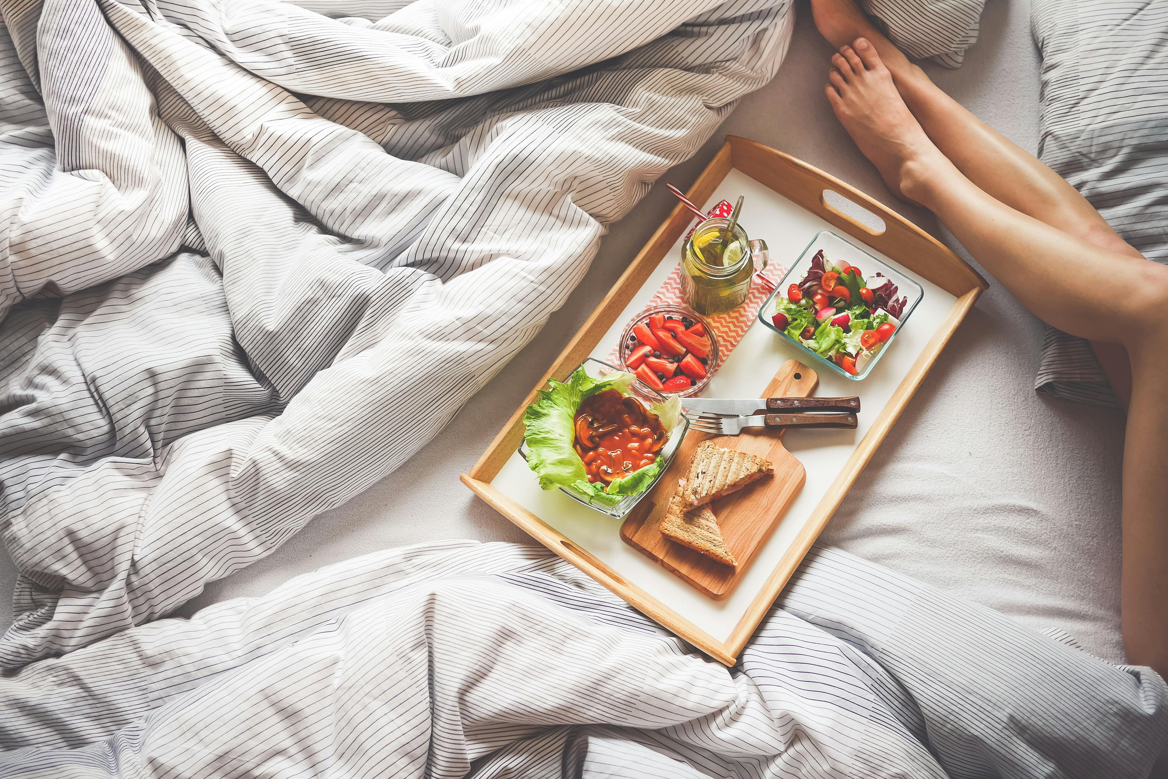 Breakfast In Bed Photo, Download