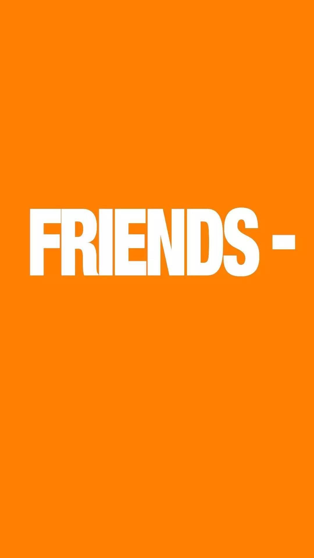 Download free Vlone Friends On Orange