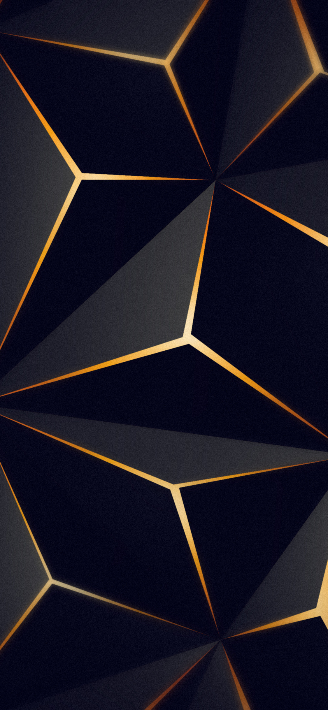 Triangle Solid Black Gold 4k