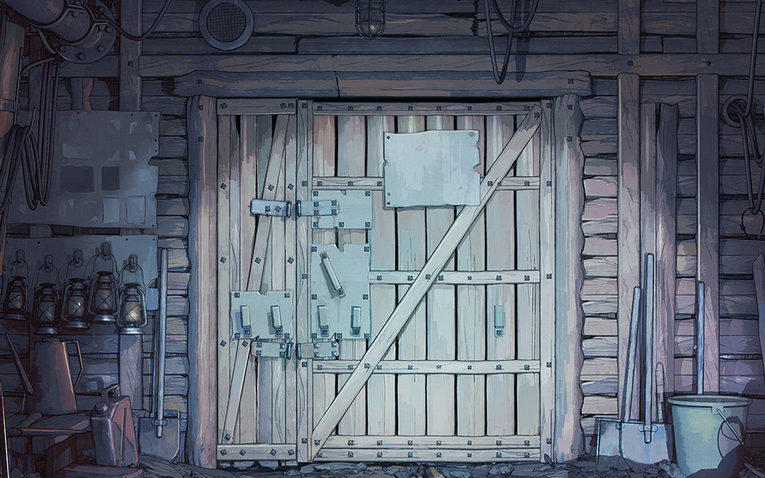 Painting Dark House Anime