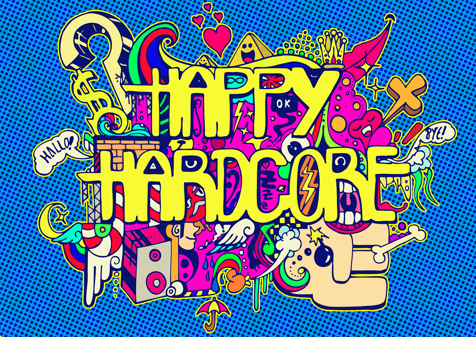 Happy Hardcore - Behance