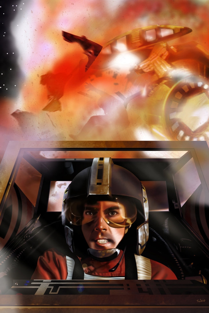 Wedge Antilles by Ticiano, in Adriano