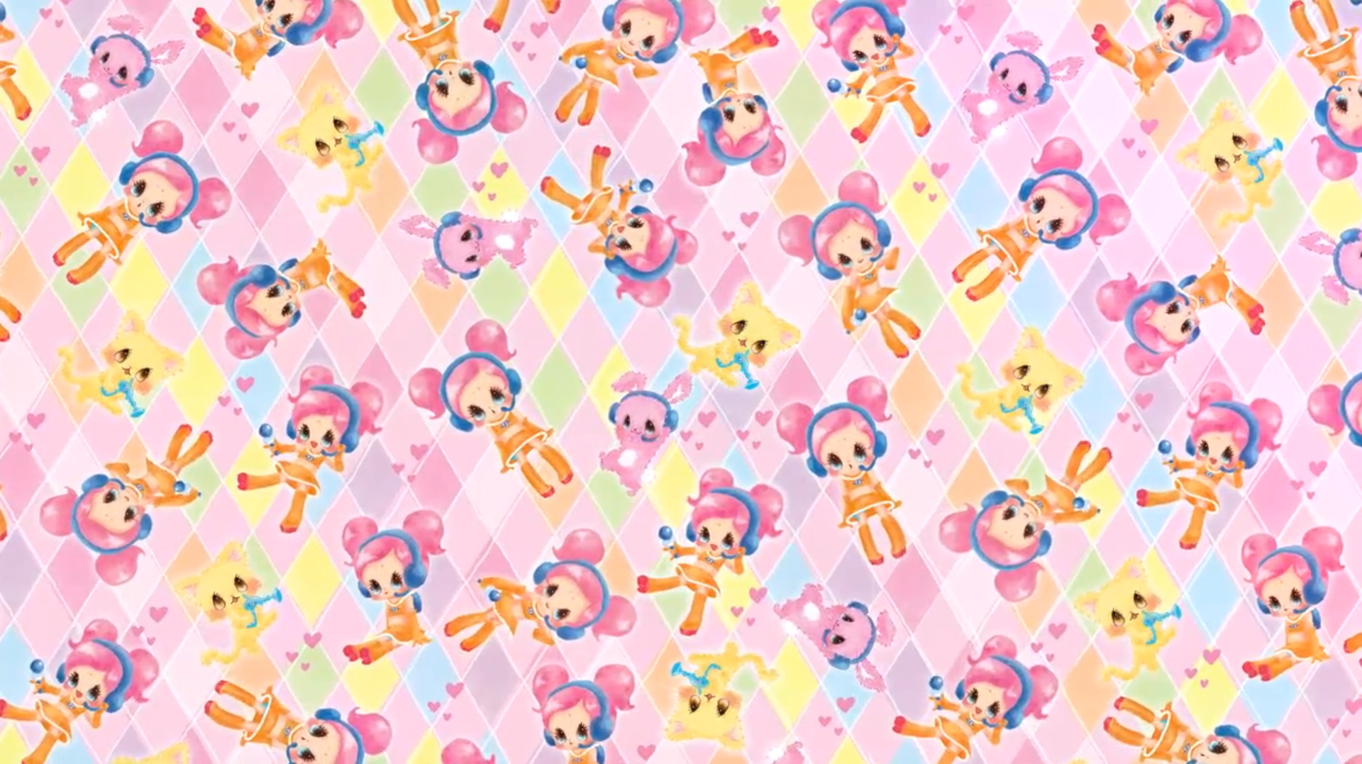 Ulala Space Channel 5 pattern. Space