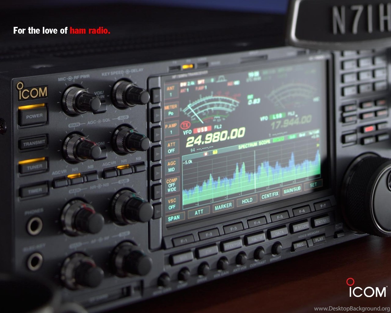 Icom America Amateur Radio Wallpaper
