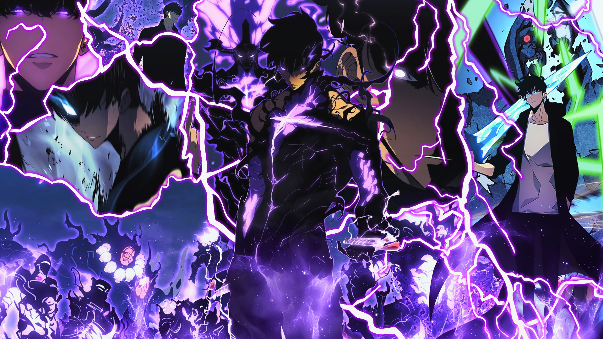 DinocoZero, collage, Solo Leveling