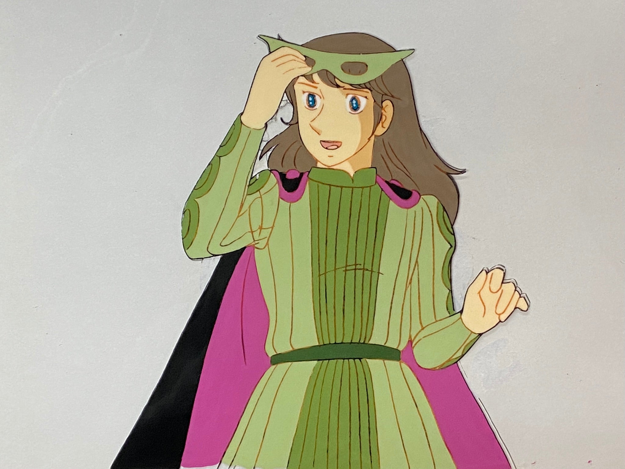 Original animation cel and drawing