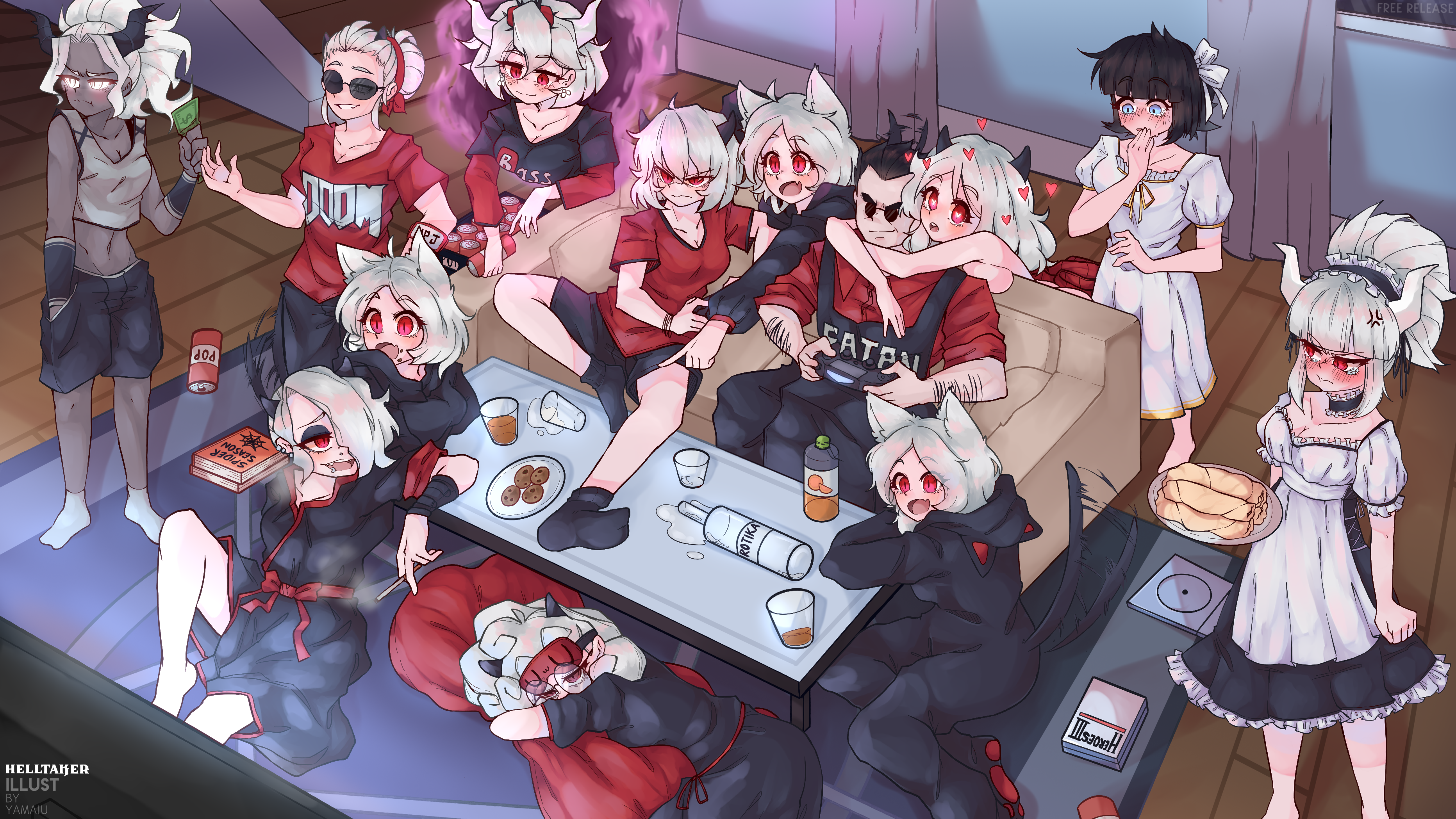 Posting random Helltaker wallpaper