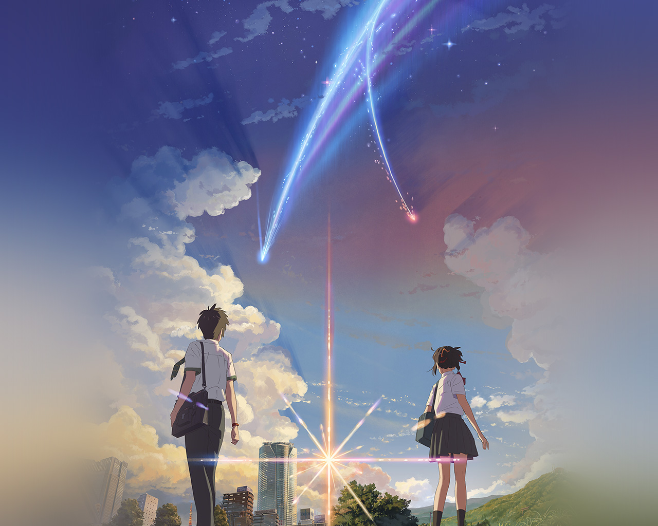 Boy And Girl Anime Art Spring Cute