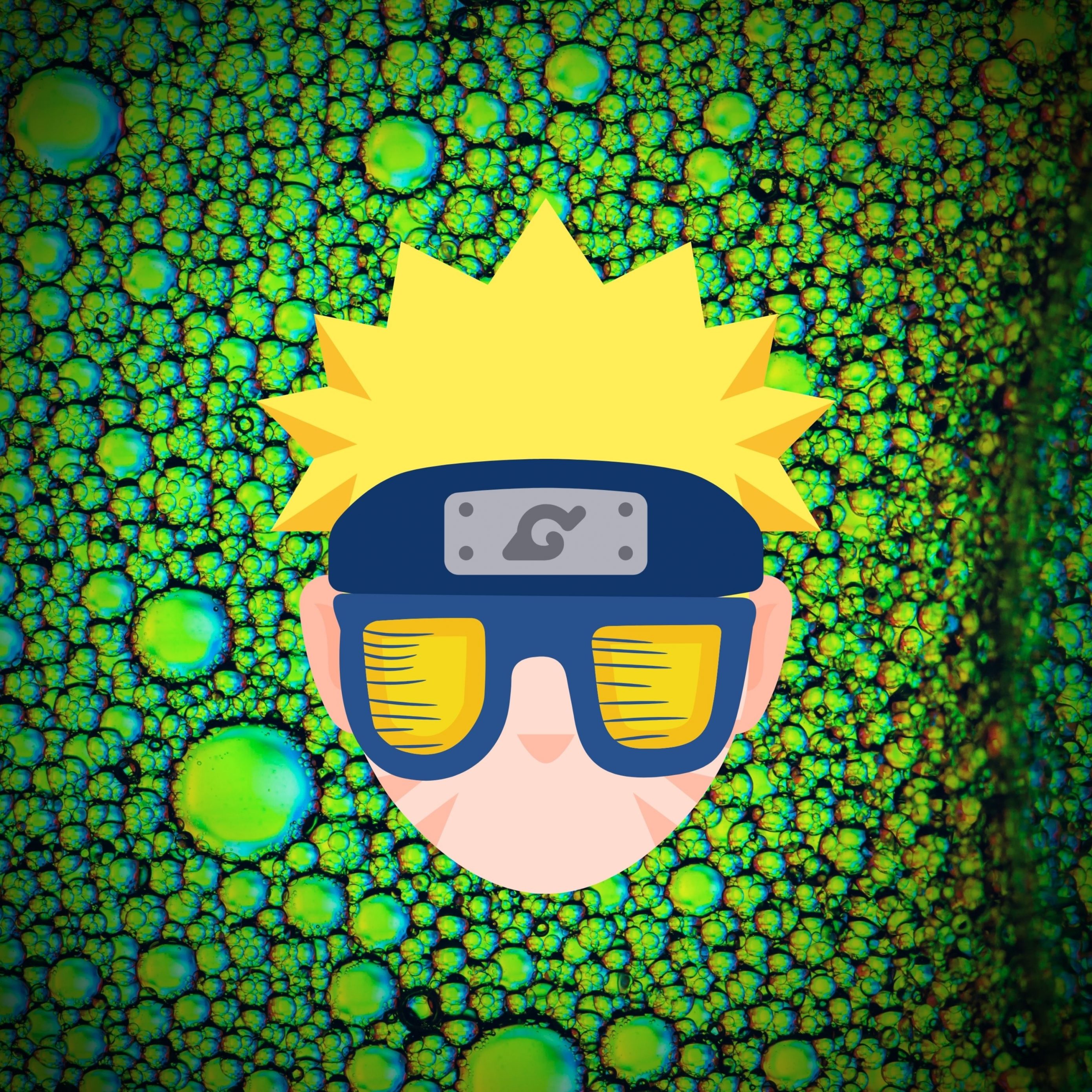 Naruto Cool Glasses iPad Wallpaper