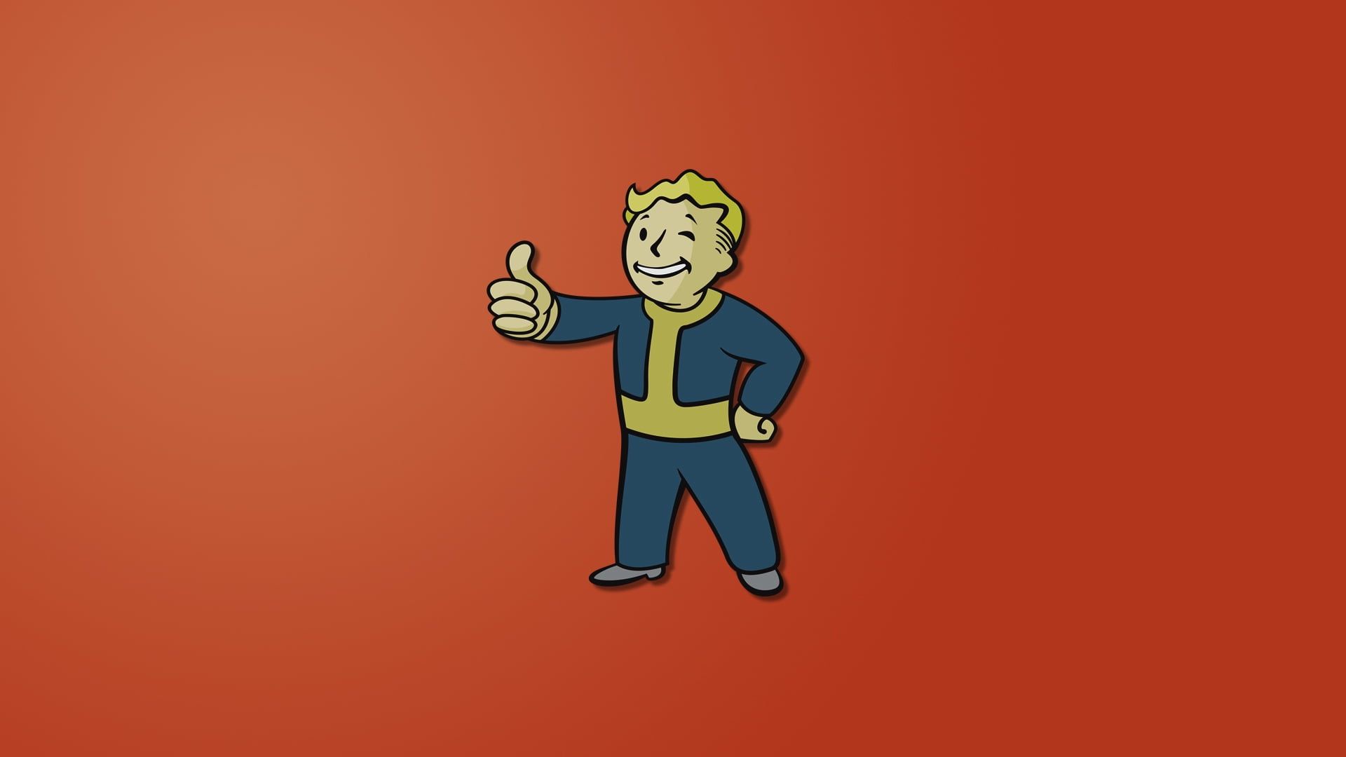 HD wallpaper: vault boy illustration