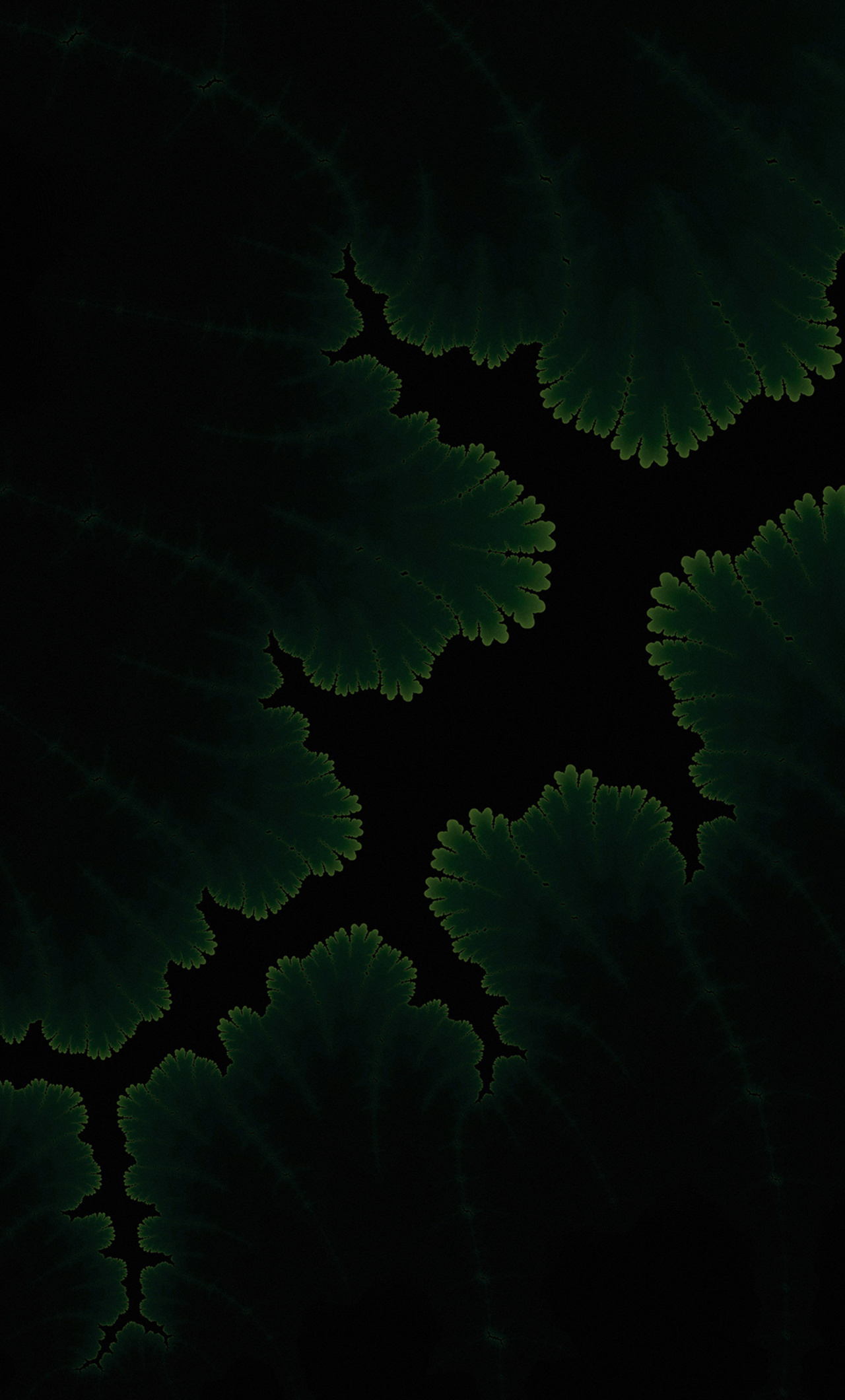 Green Plants Dark Amoled