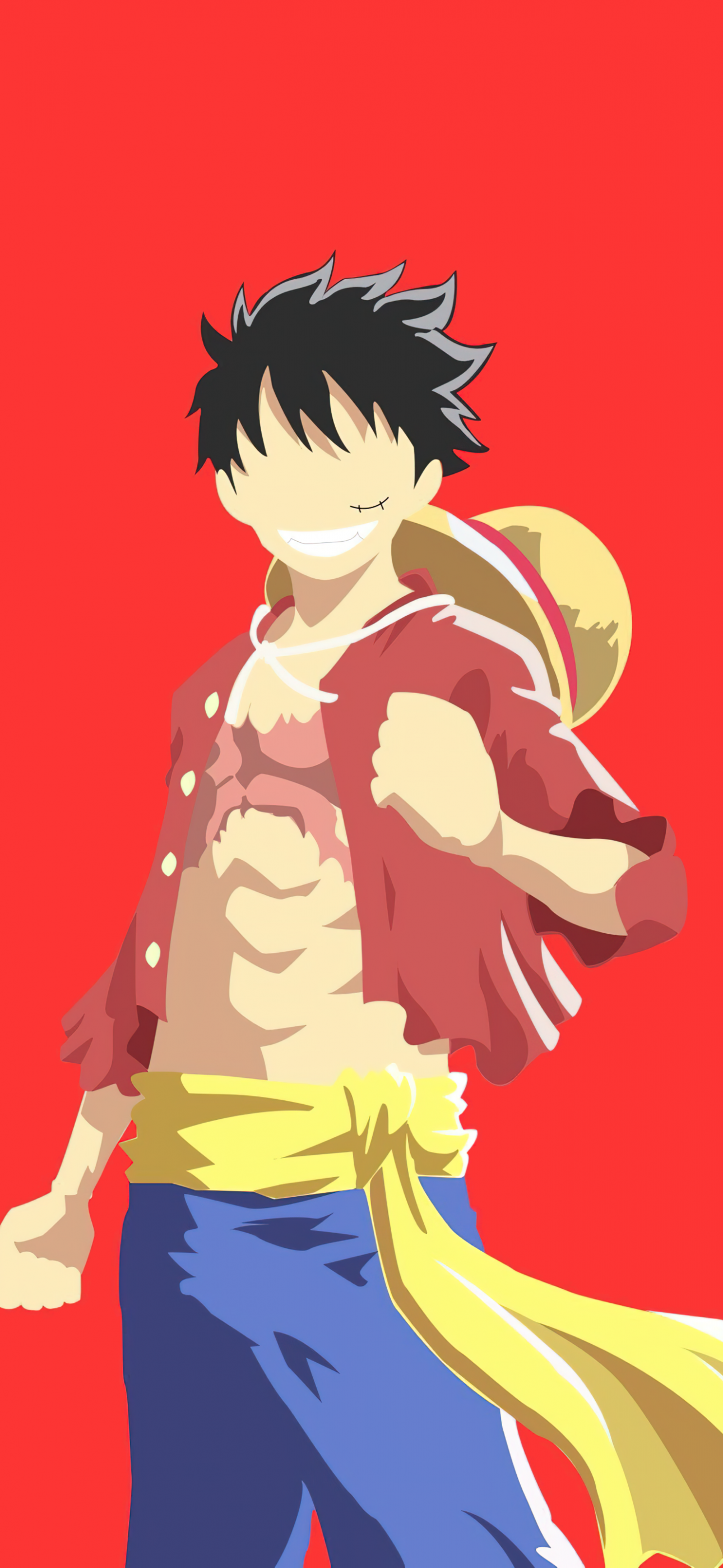 Luffy Wallpaper 4K, Minimalist