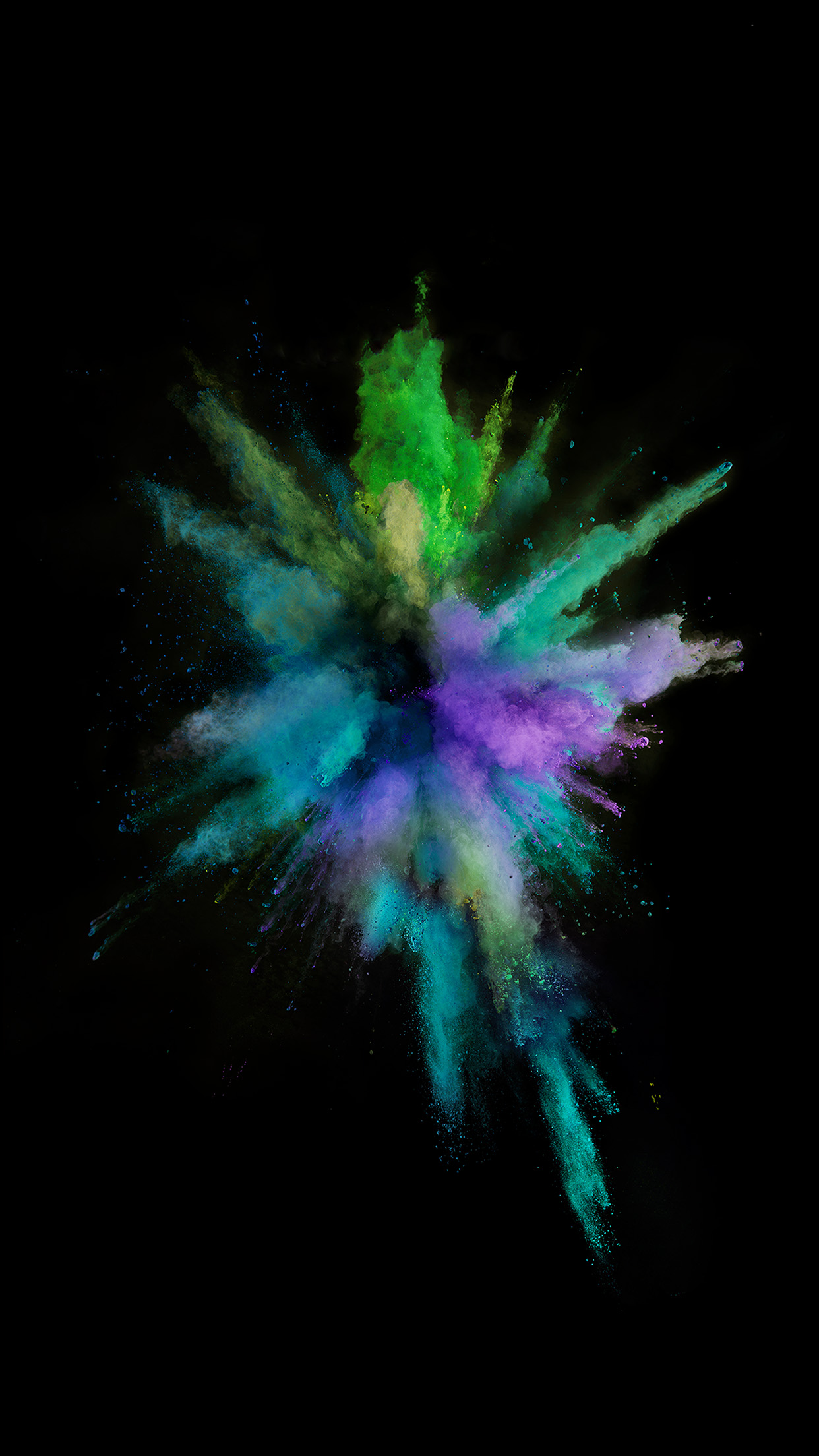 Apple Color Rainbow Dark Spark