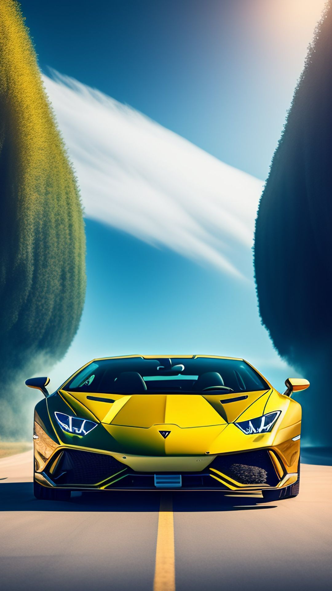 Yellow Lamborghini Wallpaper