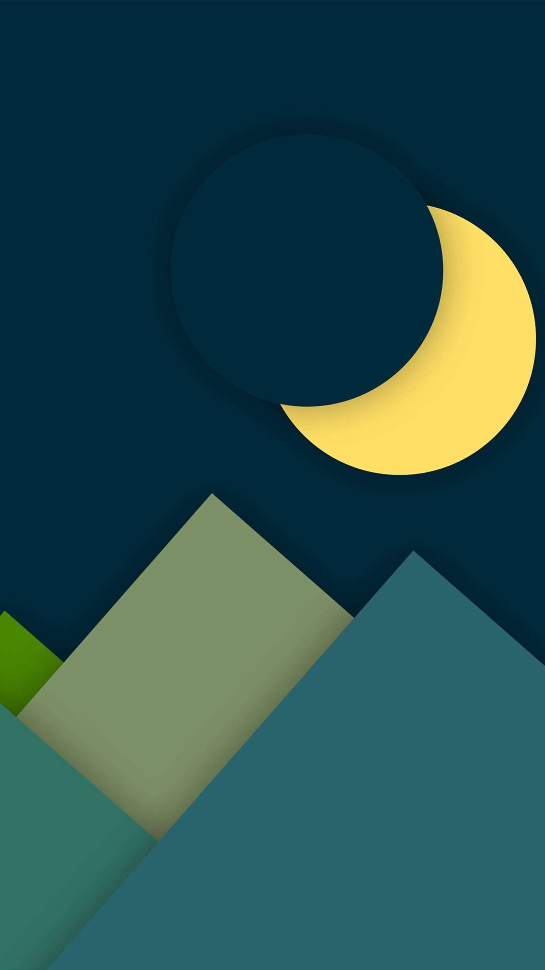 Download Night Minimalist Phone Wallpaper