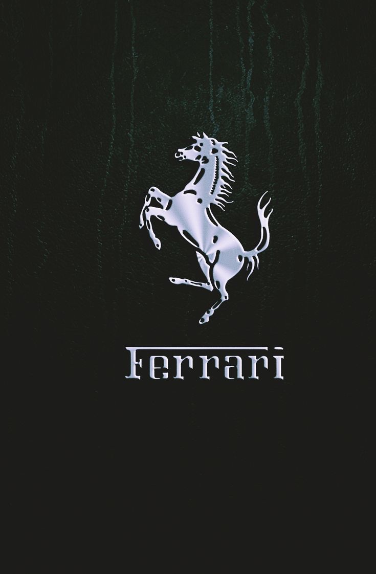 Sleek Ferrari Logo Wallpaper for iPhone 12