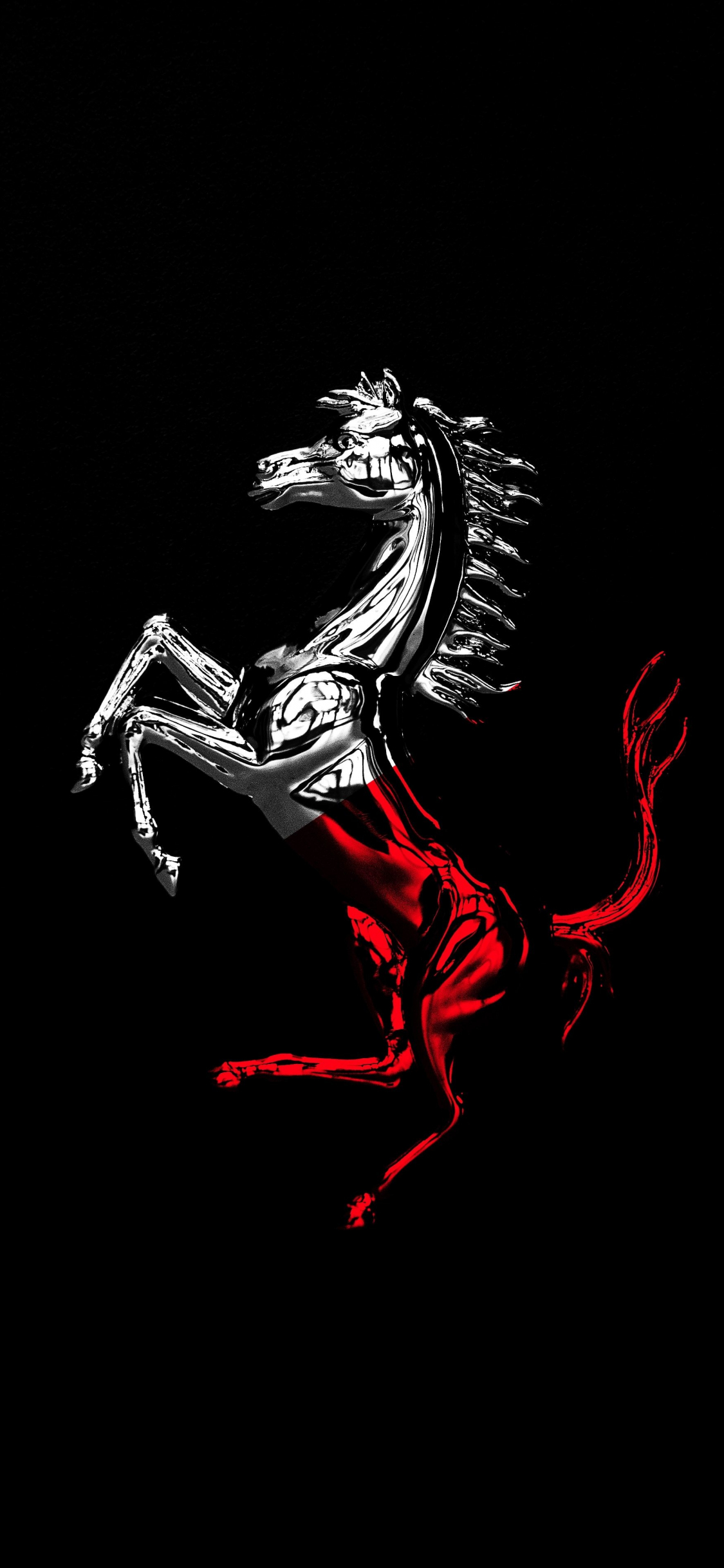 Download wallpaper 1125x2436 horse