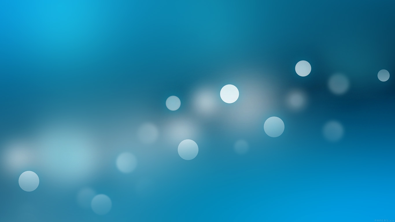 Bokeh Blue Circle Abstract Simple