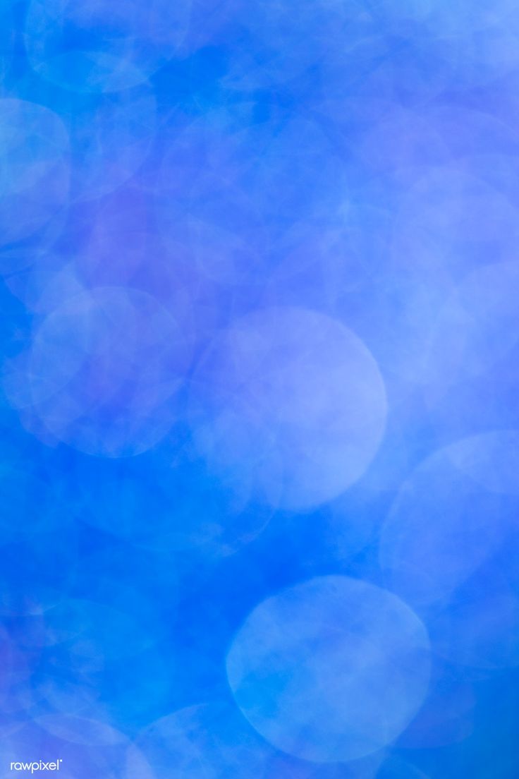 Abstract bright blue bokeh background