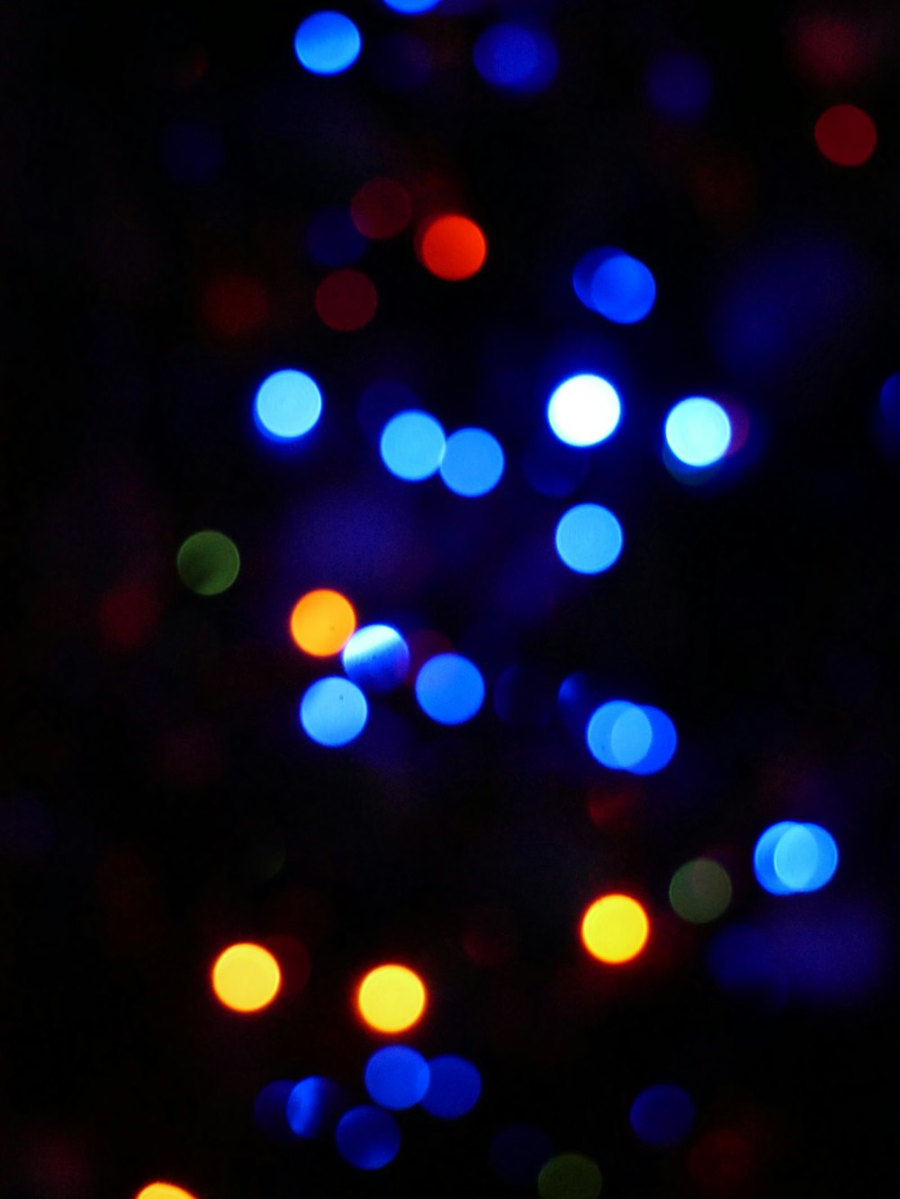 Blue Bokeh Picture. Download