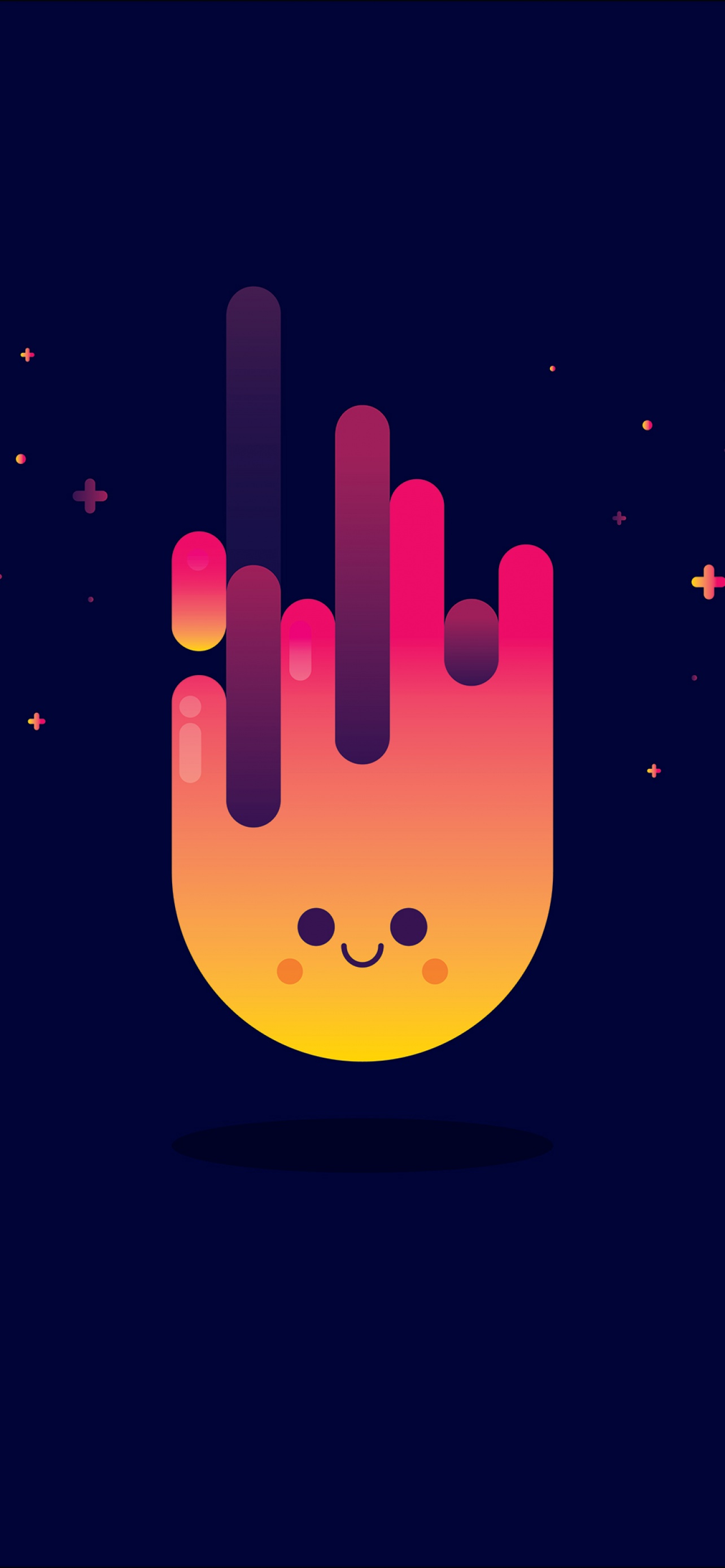 Smiley Wallpaper 4K, Fire, Minimal art