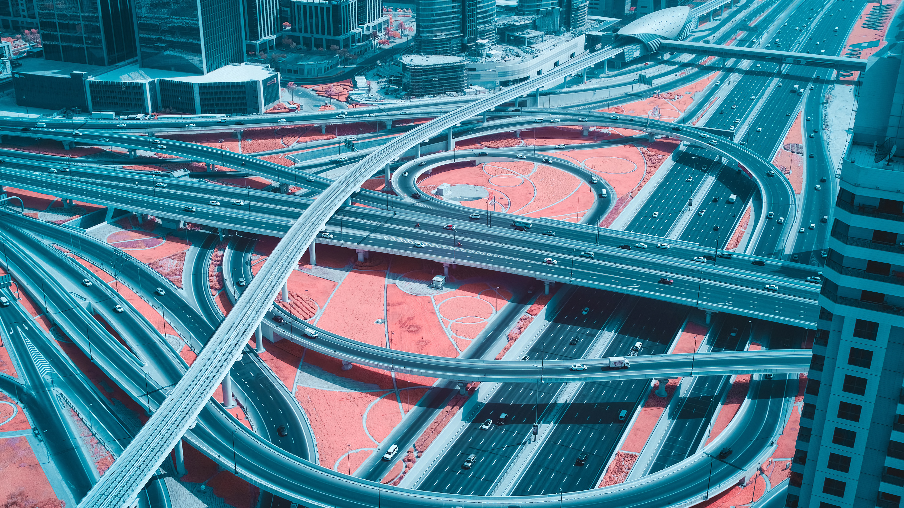 Sheikh Zayed Road Highway Dubai