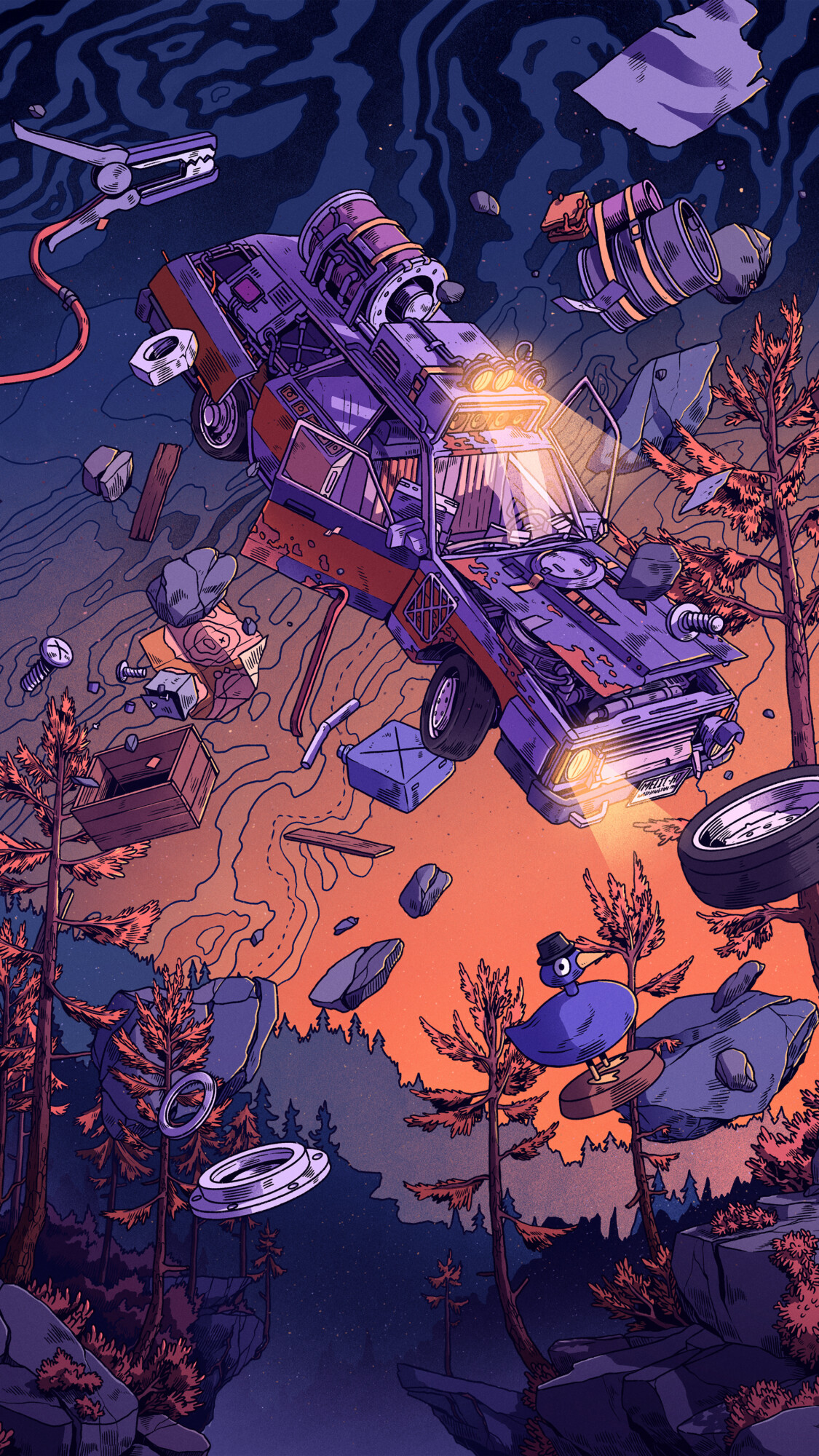 PosterSpy X Pacific Drive Posters