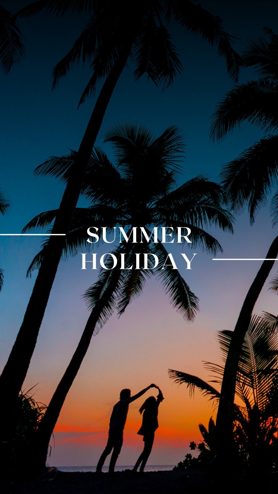 customizable sunset wallpaper