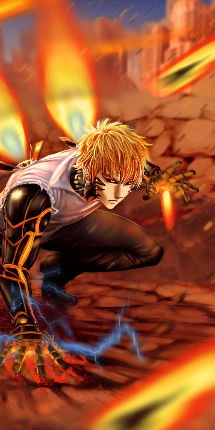 Blonde, Genos, One Punch Man
