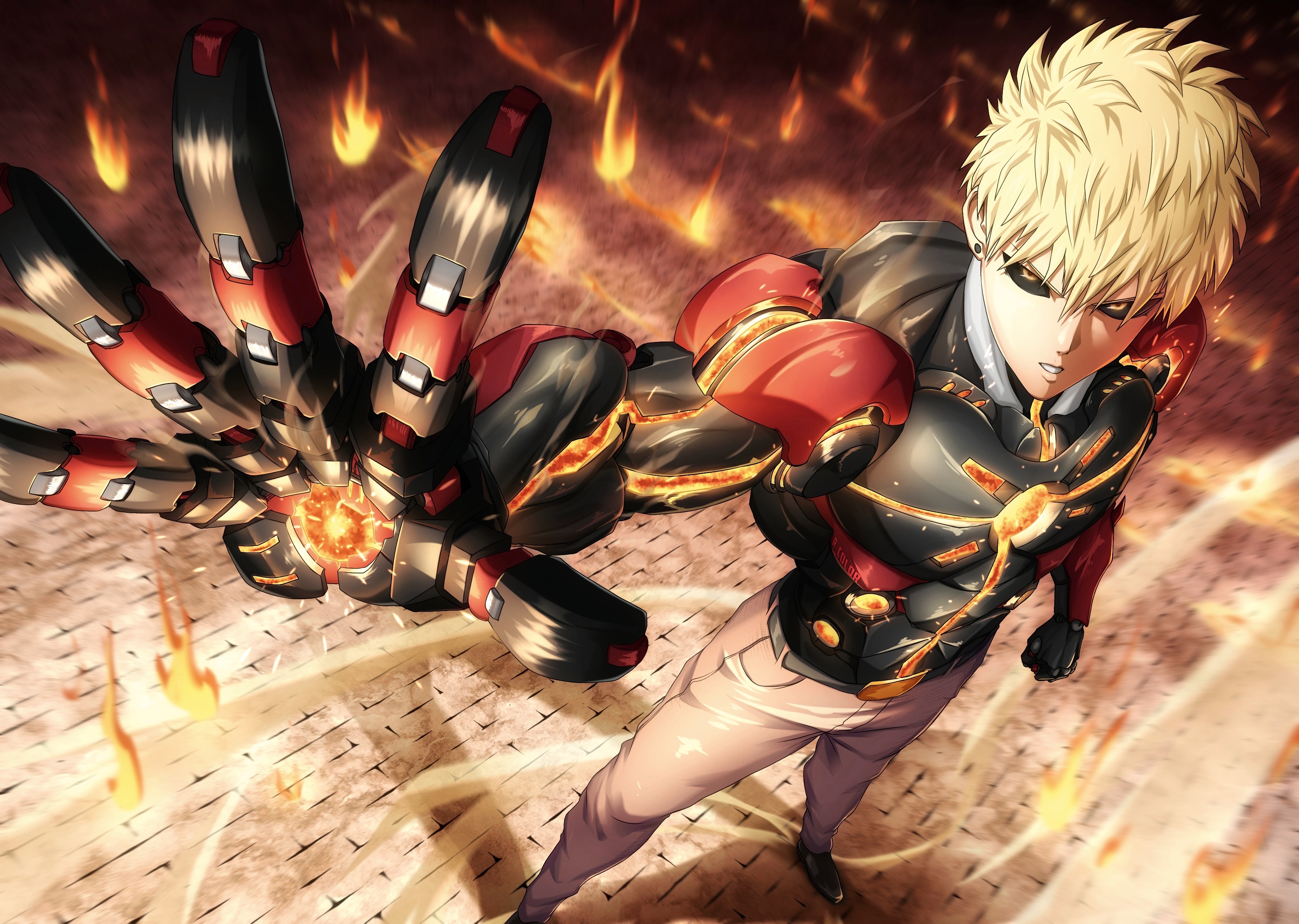 I finished the coloring of Genos., r
