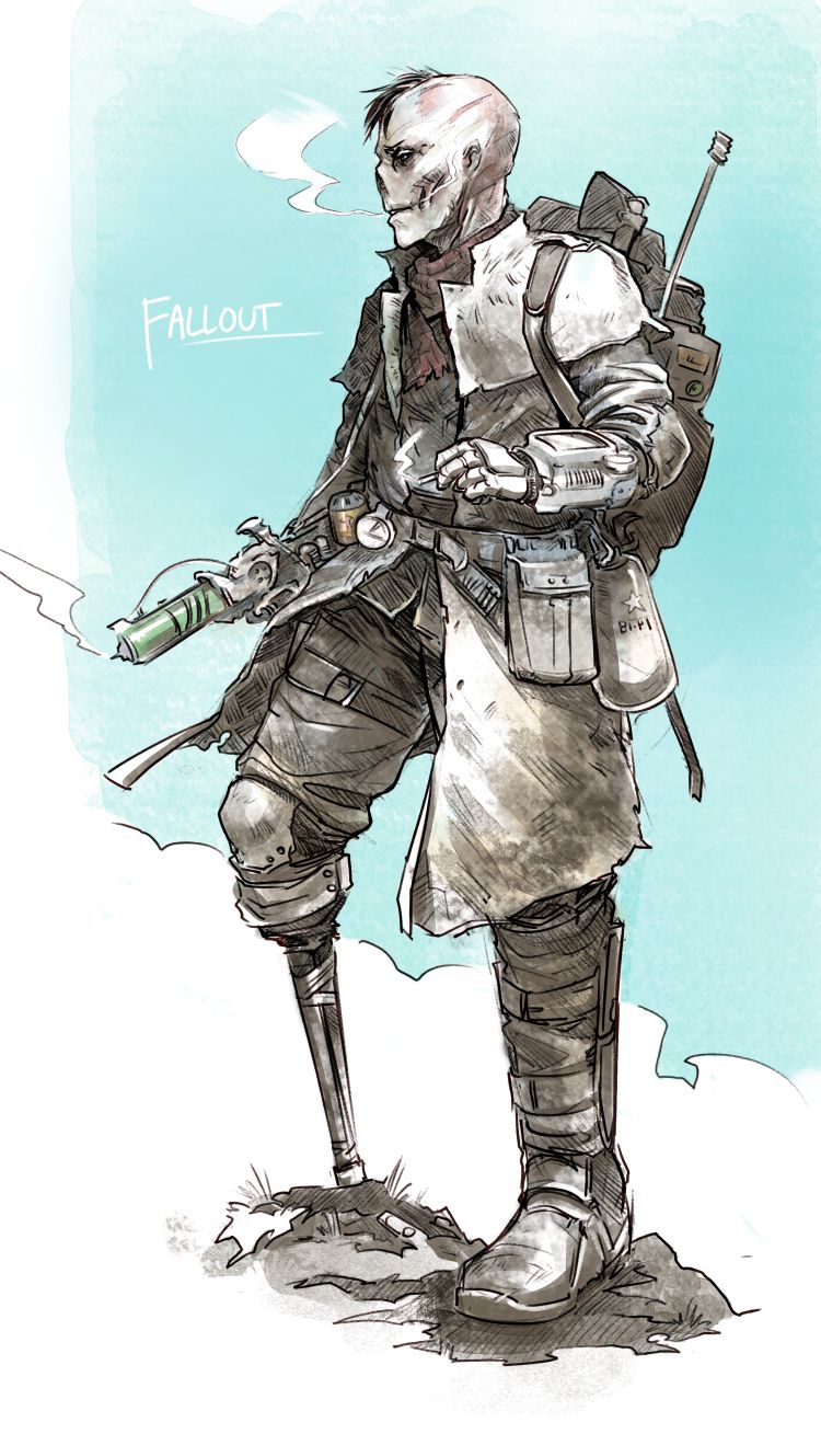Fallout. Ghoul. Fallout concept art
