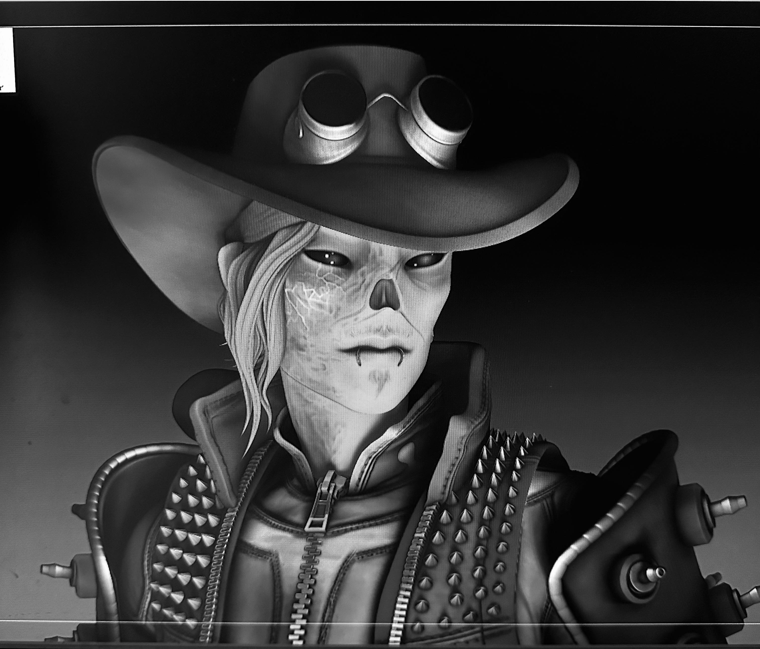 Made a sculpt of my Fallout ghoul oc