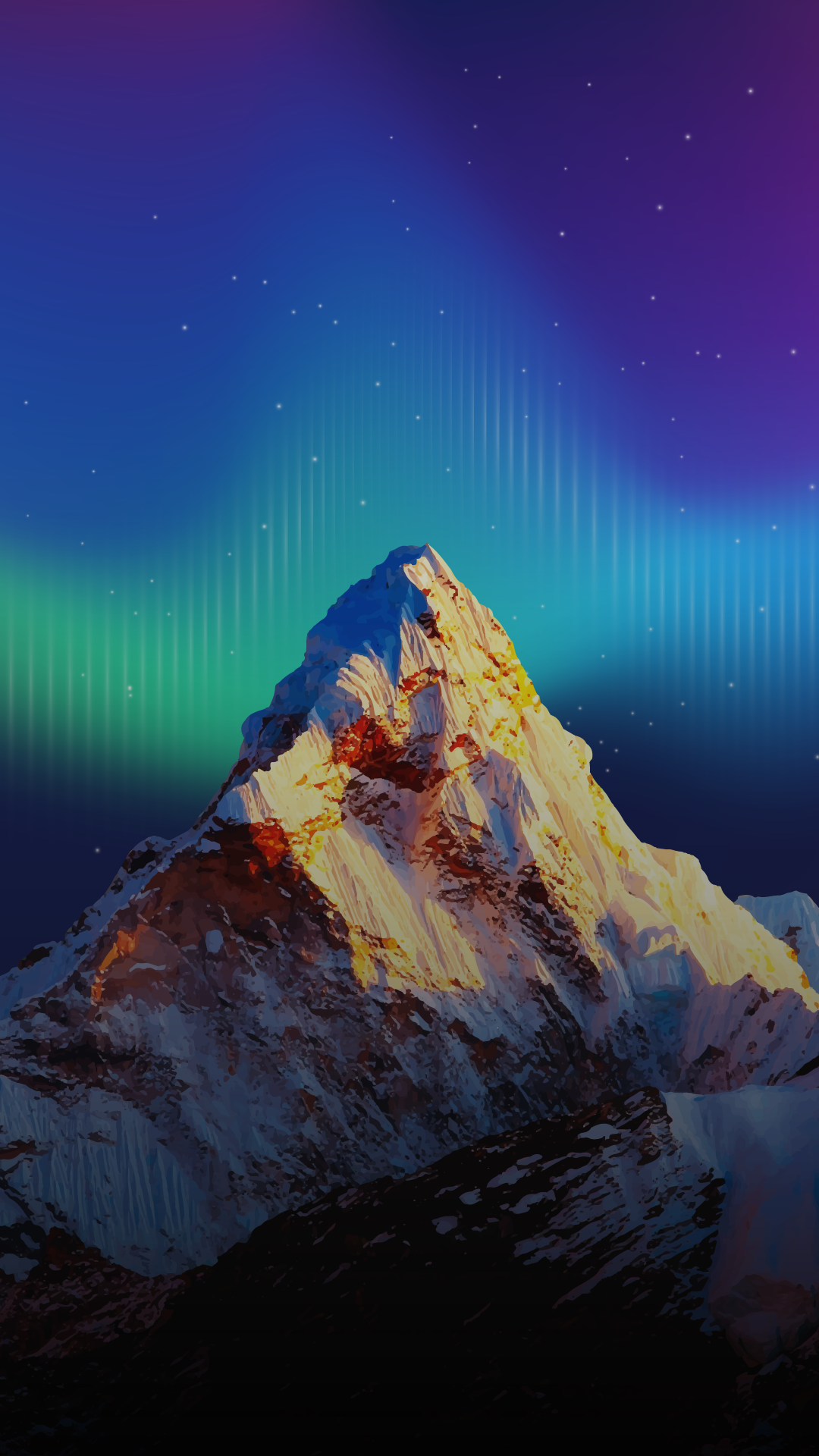 Aesthetic wallpaper mountain 4k