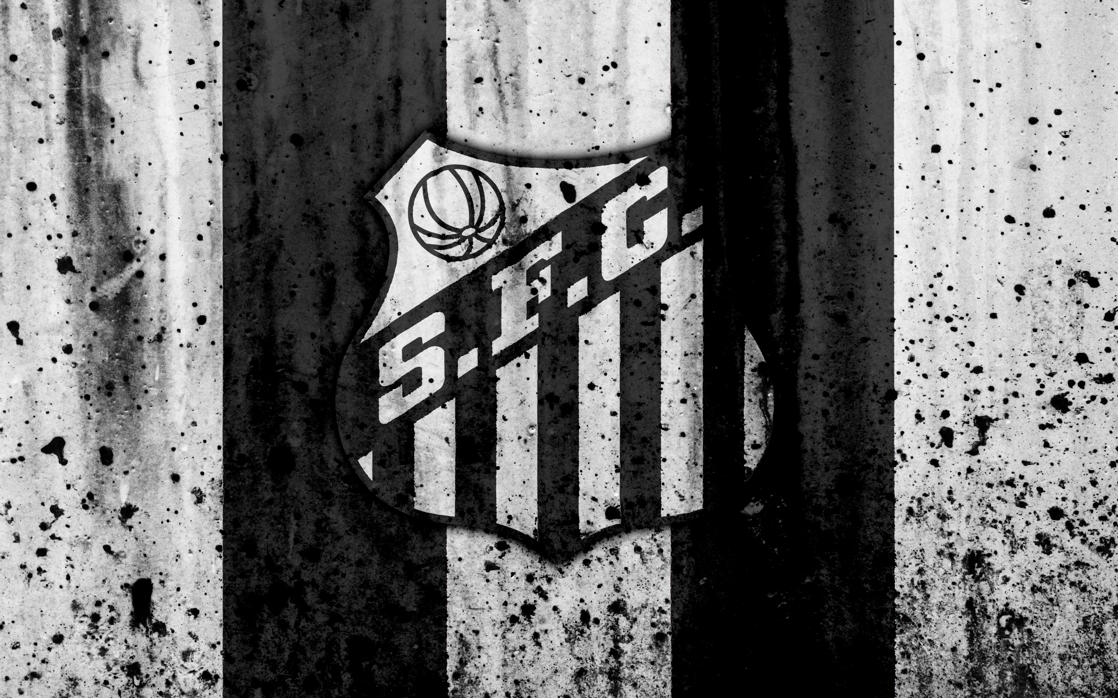 Emblem Logo Soccer Santos FC Sports