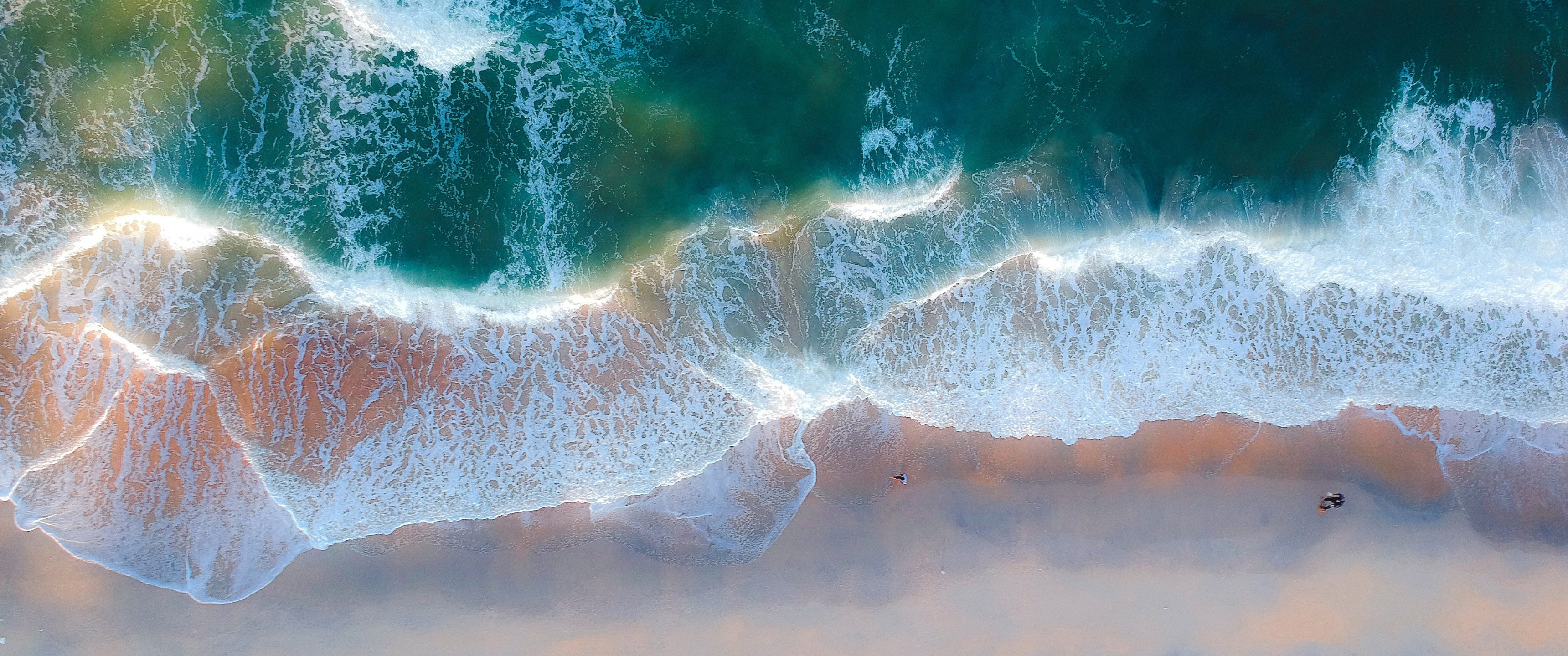 Beach Wallpaper 4K, Coastal, Ocean, Blue Water