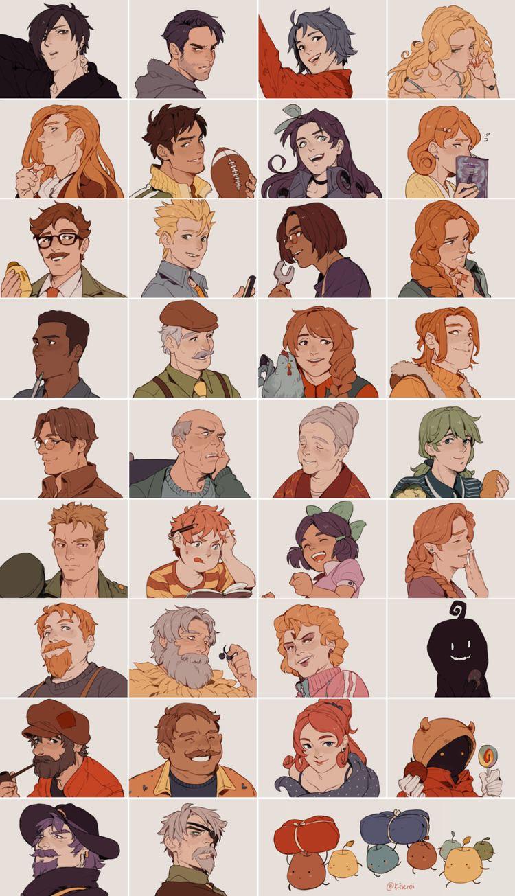 stardew villager art
