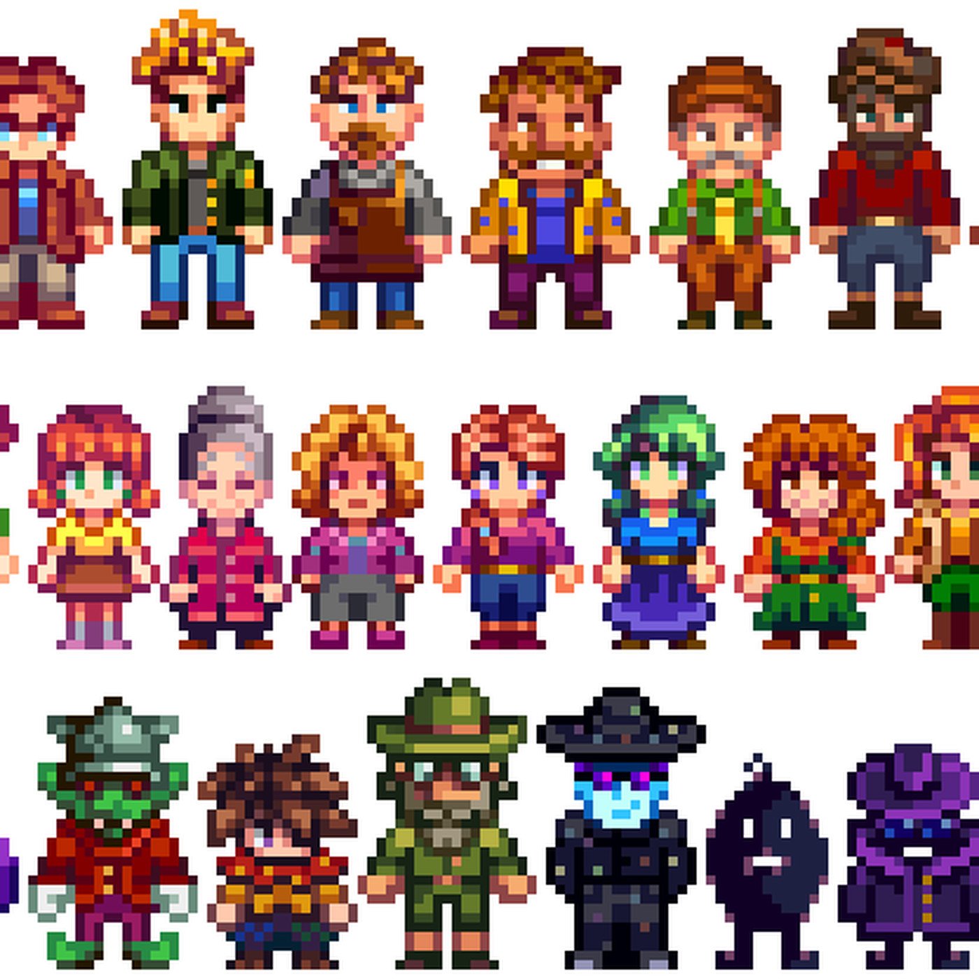 Stardew Valley All Townspeople Wallpapers - Wallpaper Cave