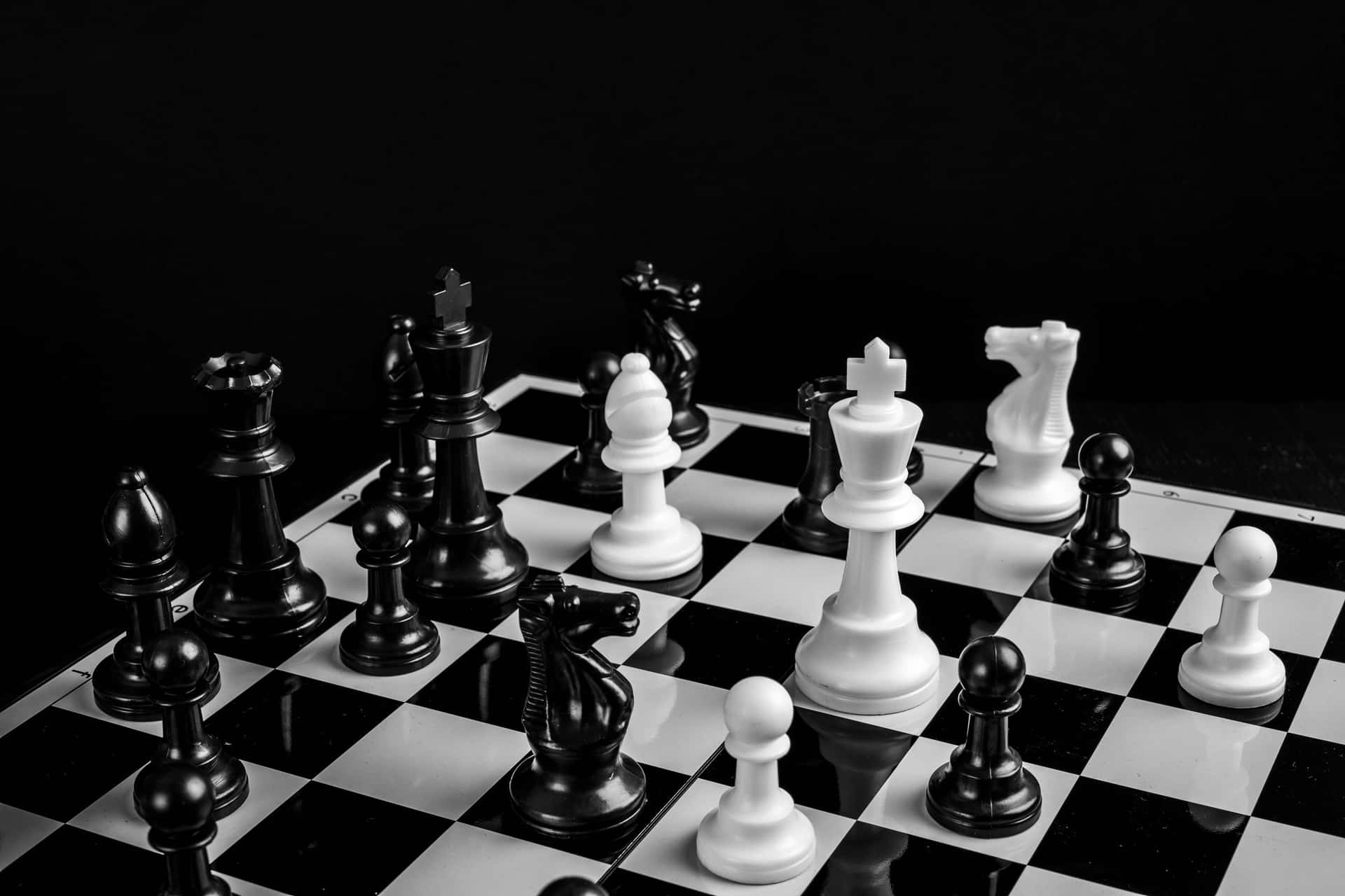 Download Classic Black and White Chess
