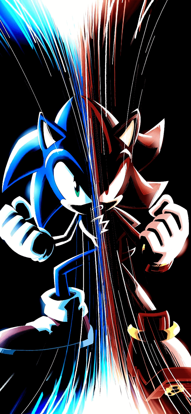 Sonic the Hedgehog and Shadow wallpaper