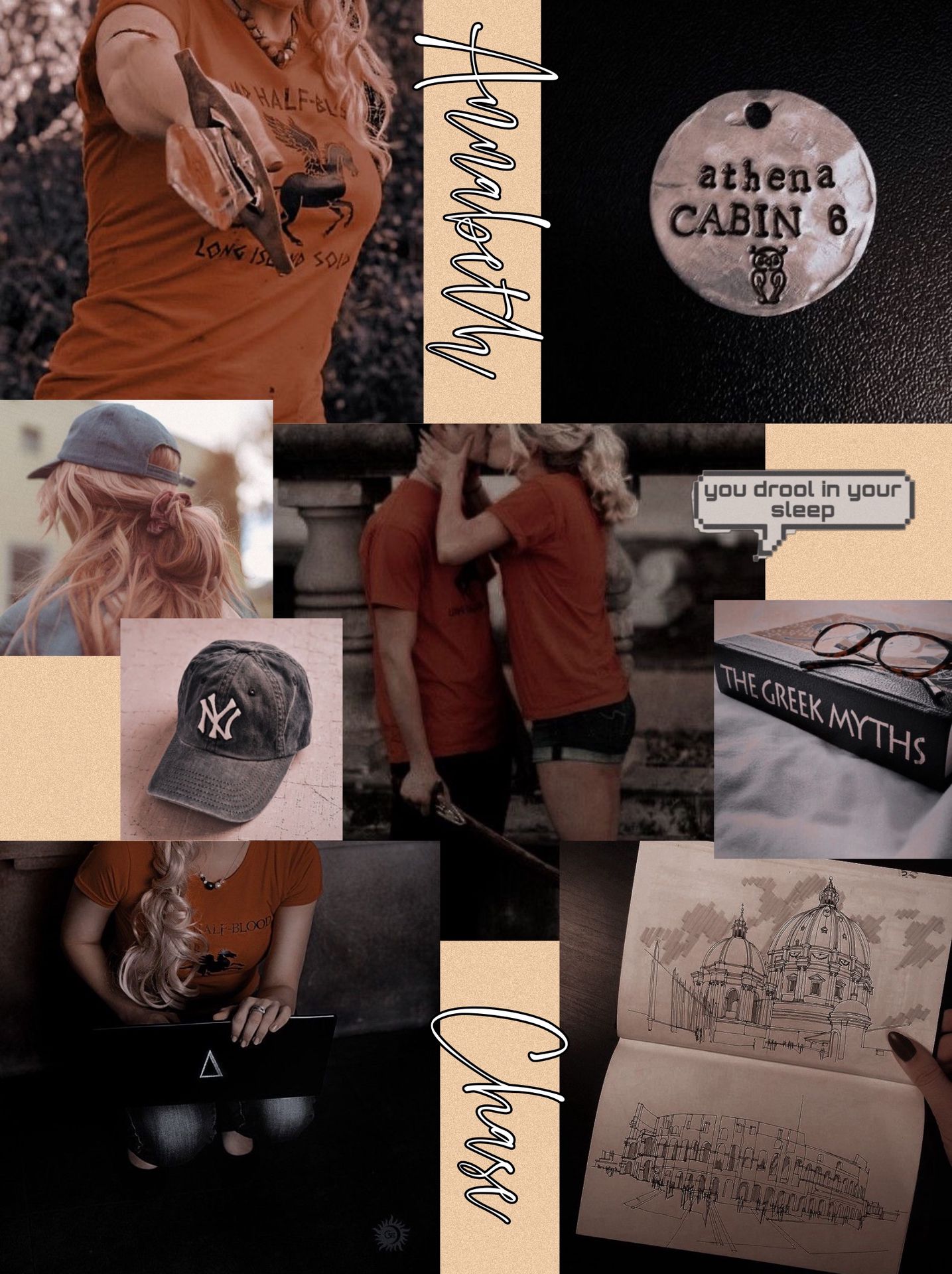 Percy and Annabeth aesthetic wallpaper