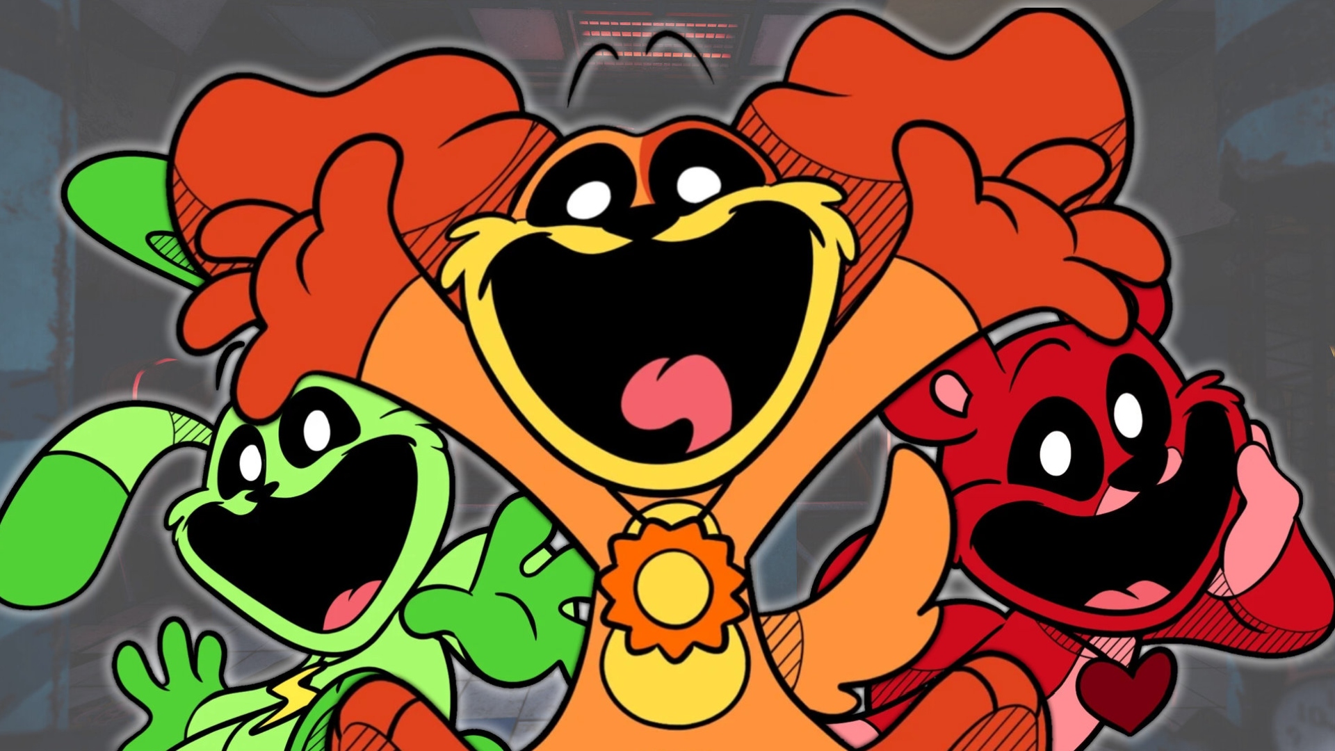 Poppy Playtime Smiling Critters names