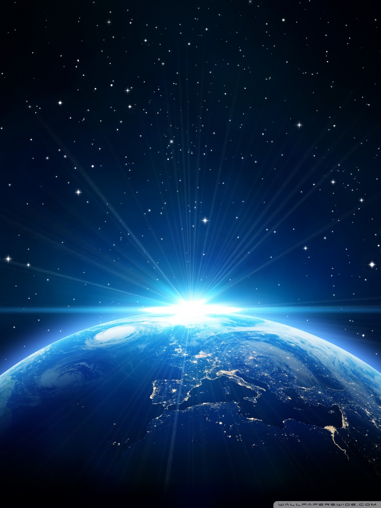 Earth from Space 4K UHD Wallpaper for UltraHD Desktop and TV, Widescreen and UltraWide Display, Dual and Triple Monitor, Smartphone and Tablet Devices