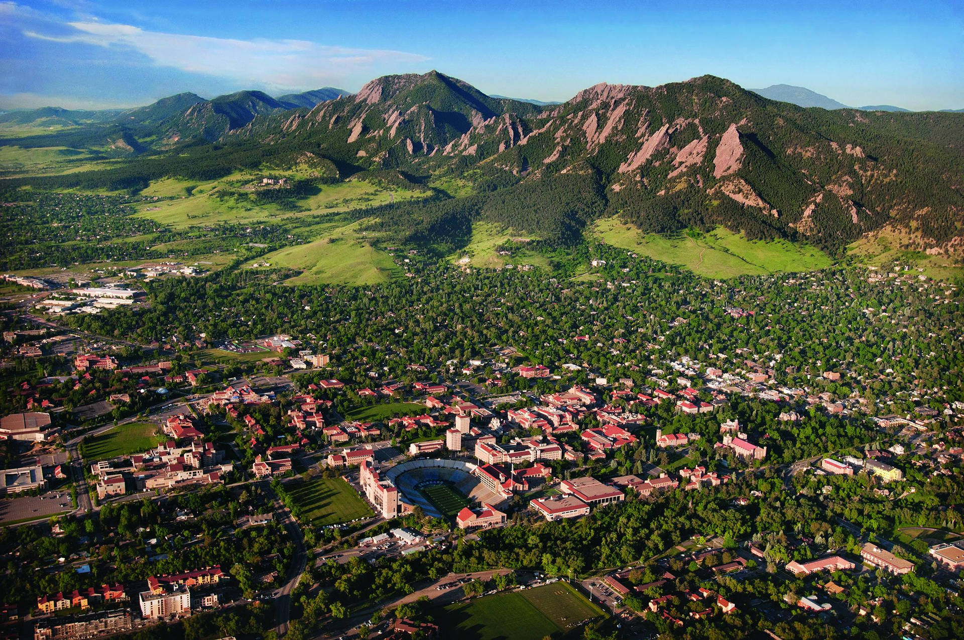 At Boulder Drone Shot Wallpaper