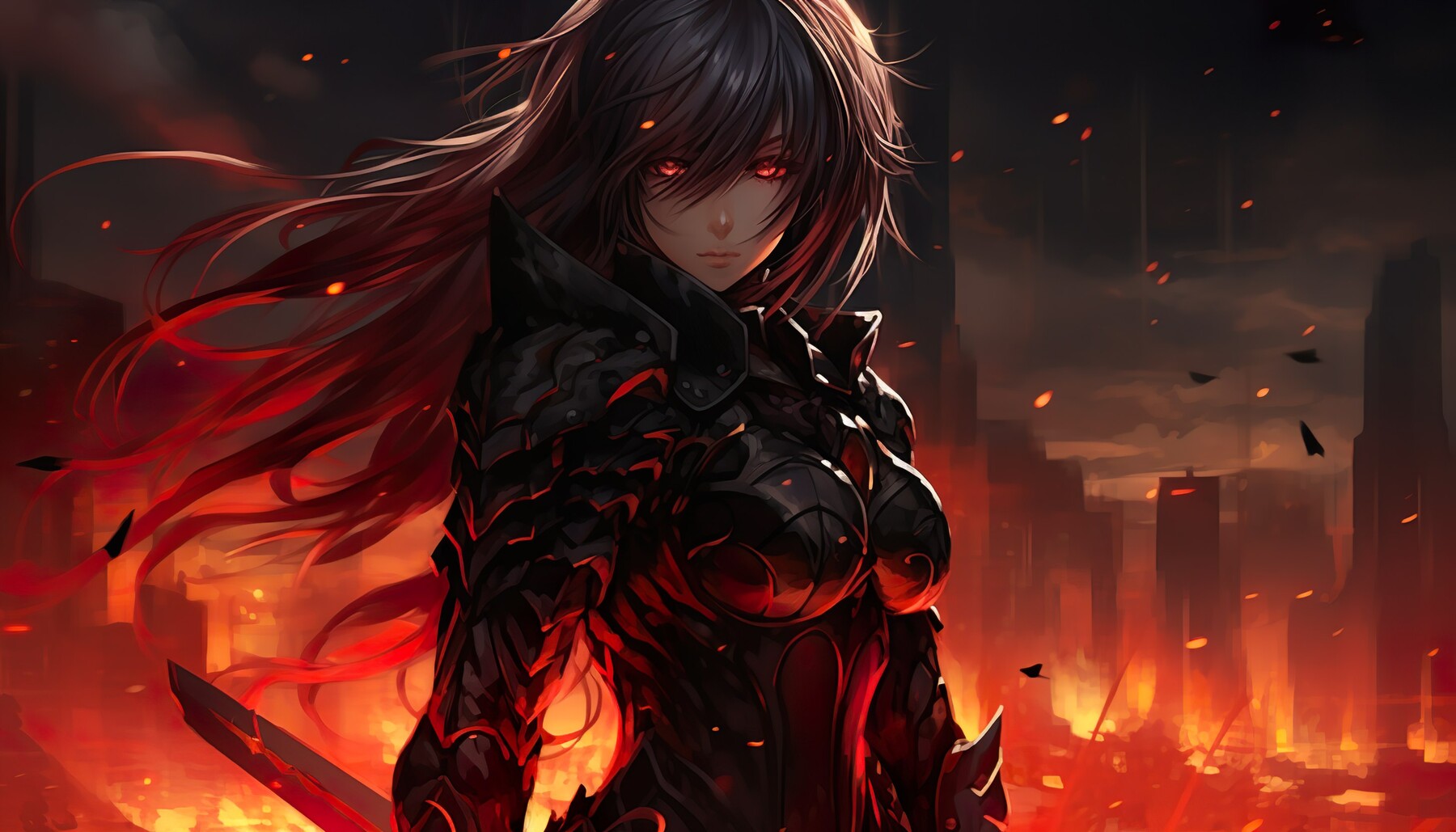 Anime Knight Wallpaper Art