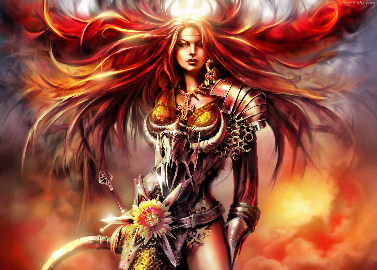 Fantasy Women Warrior Wallpaper