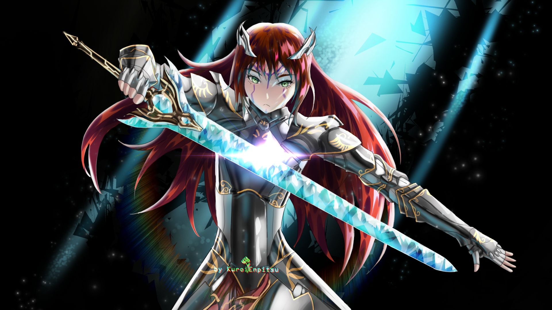 desktop wallpaper: Anime, Armor, Sword