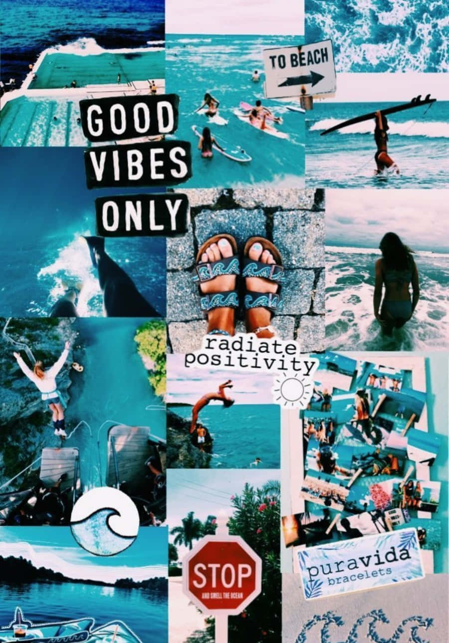 Download Beach Collage Wet Summer