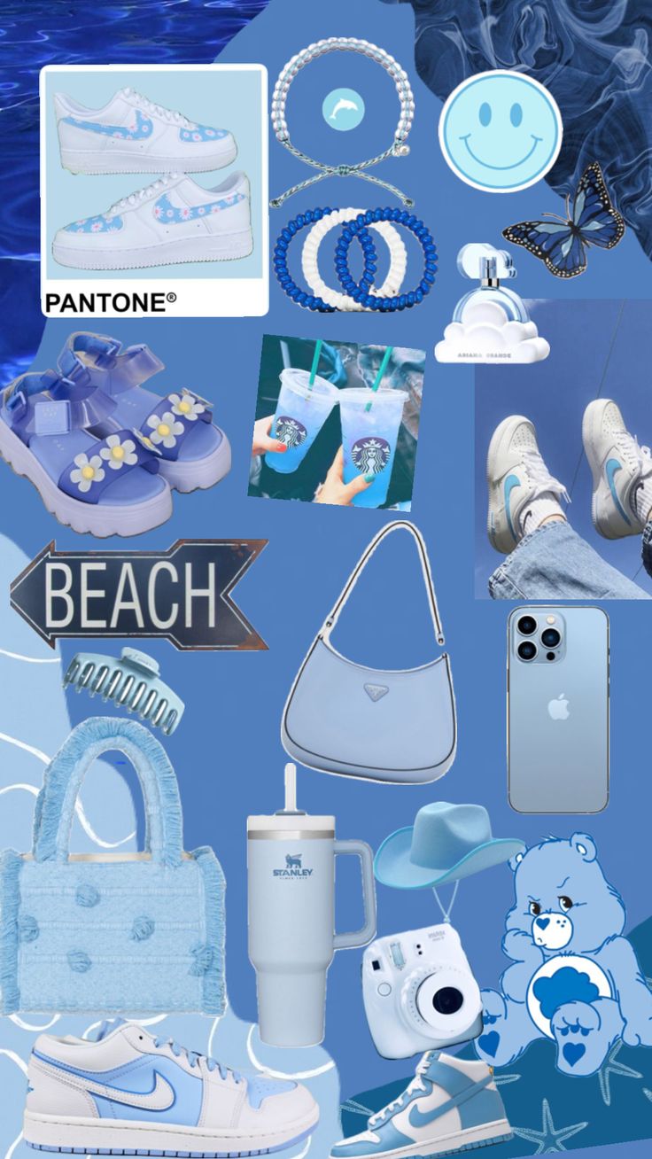 blue #blueaesthetic #preppy #summer