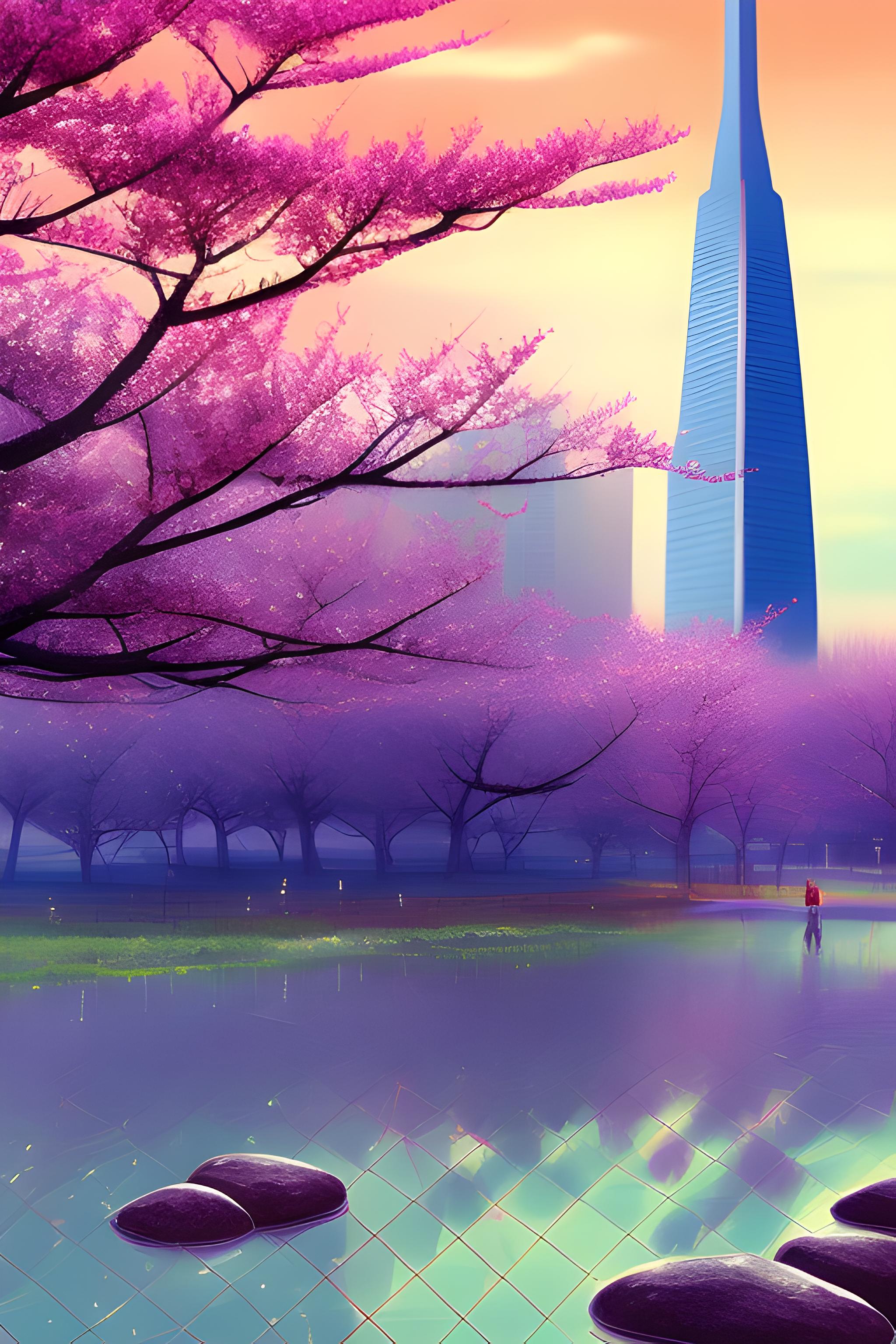 Lotte Tower and Namsan tower